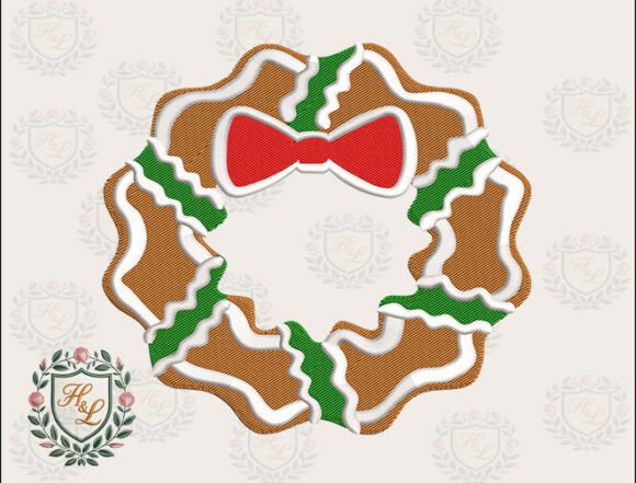 A Charming Addition: Testing the Gingerbread Wreath Embroidery Files for Personalized Gift Projects