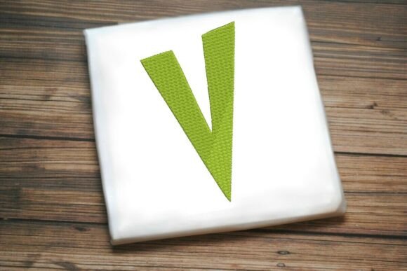 Alphabet Letter V Embroidery Design Review for Apparel