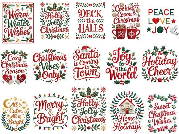 Christmas Embroidery Quote Designs Set: A Designer’s Real-World Review