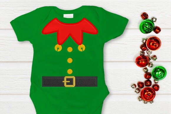 Elf Outfit Applique Embroidery Review for Boutique Sweatshirts