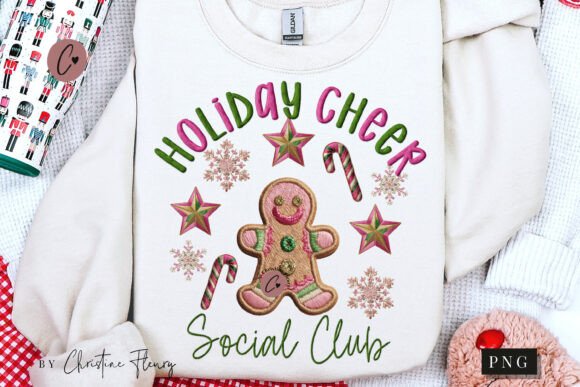 Faux Embroidery Christmas Social Club – A Seasonal Seller for Small Craft Businesses