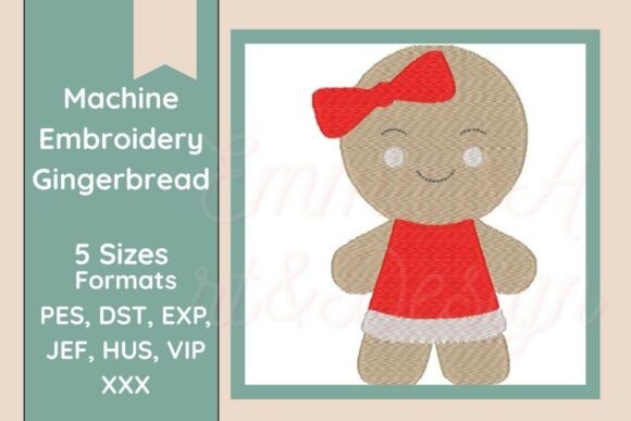 Gingerbread Girl Machine Embroidery Design Review
