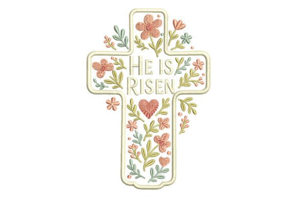 He is Risen Embroidery: A Seasonal Staple for Easter and Beyond