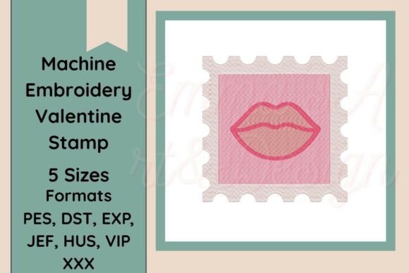 Stamp Machine Embroidery Design: A Vintage-Inspired Touch for Real Projects