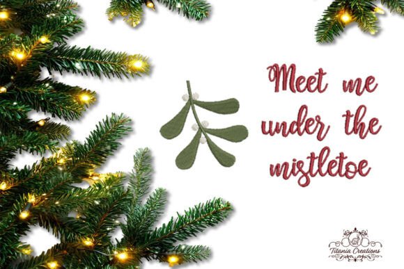 Under the Mistletoe Embroidery: Festive Charm Meets Real-World Use